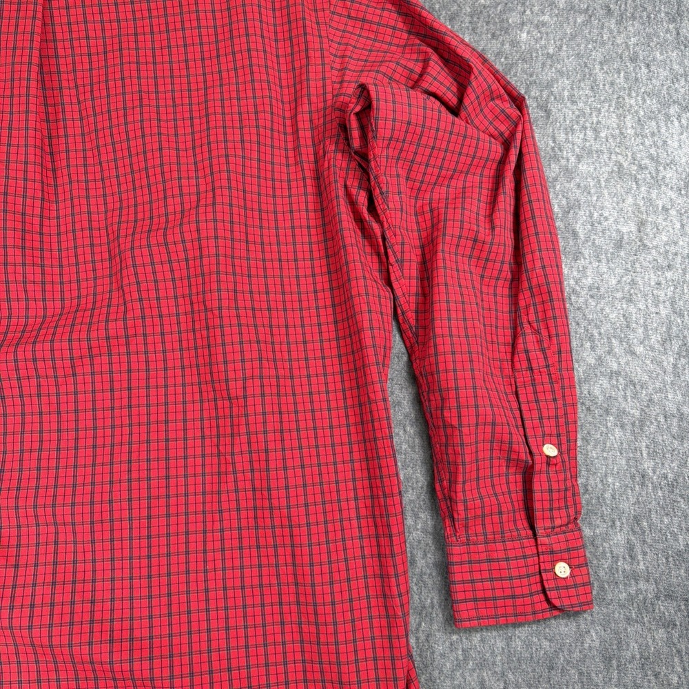 Ralph Lauren Polo Blake Shirt Men's L Button Down Long Sleeve Red Check - Picture 6 of 8